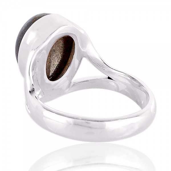 Labradorite natural Gemstone sterling silver Ring
