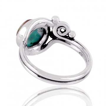 Turquoise Gemstone solid Silver Ring