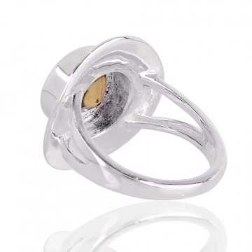 Citrine Gemstone 925 Sterling Silver Ring