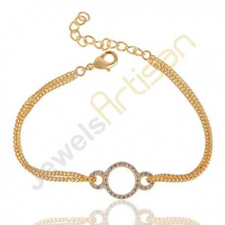 Cubic Zircon Fashion Bracelet Gold Vermeil Bracelet Trendy Bracelets