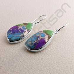 Turquoise Earring 925 Sterling Silver Earring Dangle Drop Designer Earrings for women
