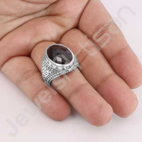 Ondraaglijk Opwekking Geweldig Black Onyx gem ring 925 sterling silver ring solitaire silver ring.