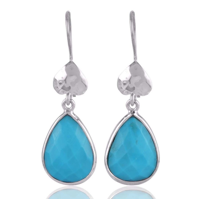 Sterling Silver Turquoise Drop Earrings Best Sale, UP TO 69% OFF 