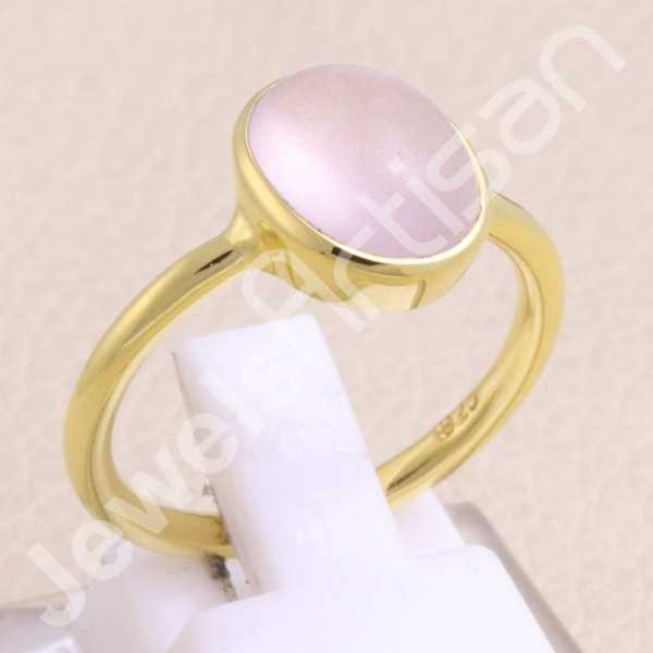 Rose quartz ring – Noupelle